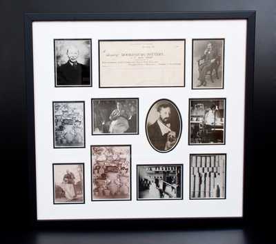 Ack Pottery (Mooresburg, PA) Collection incl. Stoneware Jug, Billhead and Personal Photos