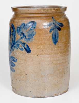 B. C. MILBURN (Alexandria, VA) Stoneware Jar with Floral Decoration