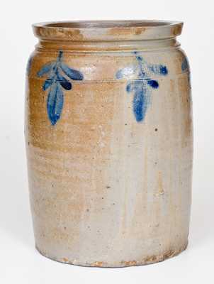 B. C. MILBURN (Alexandria, VA) Stoneware Jar with Floral Decoration