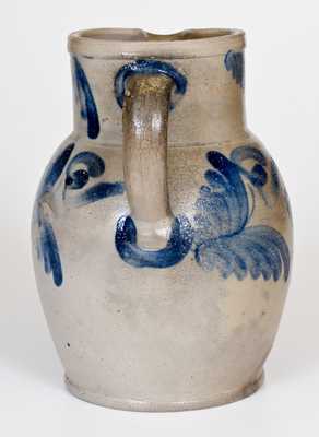 3/4 Gal. Baltimore Stoneware Pitcher with Floral Decoration