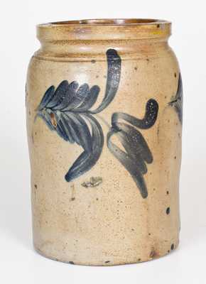 Att. Richard Remmey, Philadelphia, Stoneware Jar w/ Floral Decoration