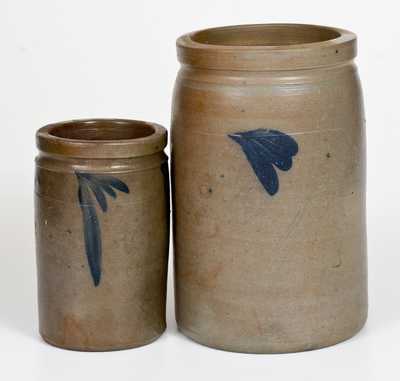 Two Pieces of R.J. Grier Stoneware, Chester County, PA origin, circa 1880