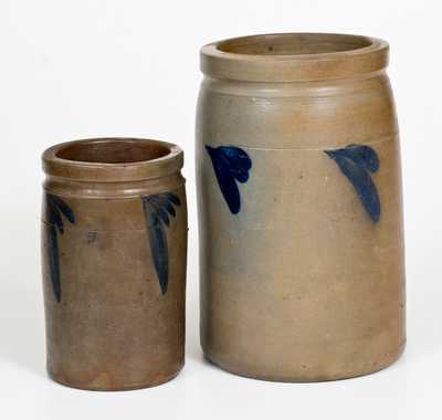 Two Pieces of R.J. Grier Stoneware, Chester County, PA origin, circa 1880