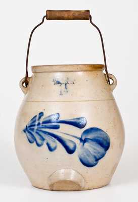 1 1/2 Gal. EVAN R. JONES / PITTSTON, PA Stoneware Batter Pail