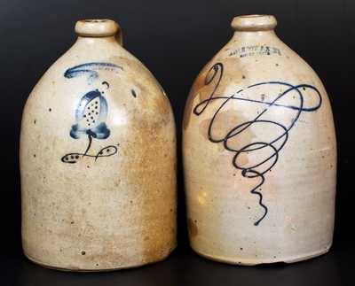 Lot of Two: New York State Stoneware Jugs