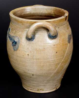 3 Gal. Manhattan Stoneware Jar w/ Incised Decoration, early 19th century