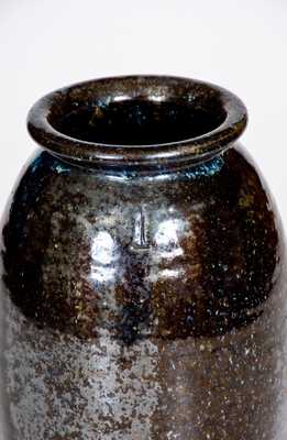Lot of Five: Southern Alkaline-Glazed Stoneware Vessels