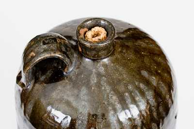 Unusual Crawford County, GA Stoneware Jug with Maker's Mark