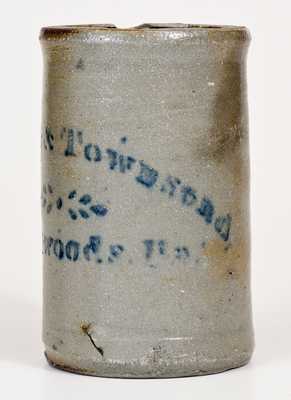 Unusual Murphy & Townsend / Flatwoods, PA (Western PA) Stoneware Canning Jar