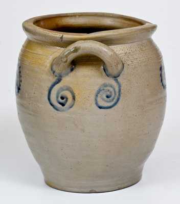 Abraham Mead, Greenwich, CT, c1790 Loop-Handled Stoneware Jar