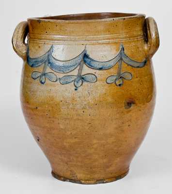 Stoneware Jar with Incised Swag Decoration, Manhattan, circa 1810