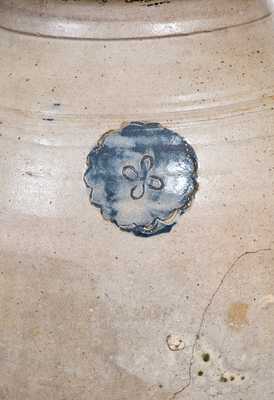 Ovoid Stoneware Jar with Impressed Decoration, Old Bridge, NJ
