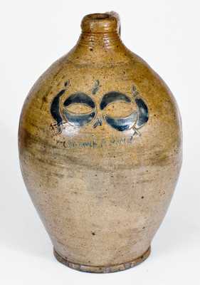 2 Gal. COMMERAWS Stoneware Jug, Thomas Commeraw, Manhattan, circa 1810