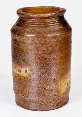 Rare 1/2 Gal. Stoneware Jar MADE BY J. LETTS, Joshua Letts, South Amboy, NJ
