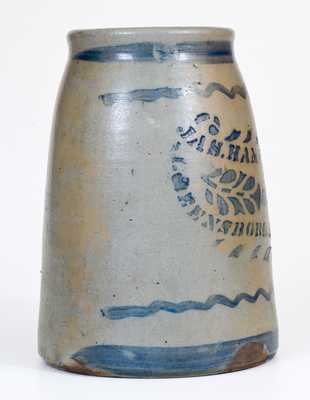 JAS. HAMILTON & CO. / GREENSBORO, PA Stoneware Canning Jar