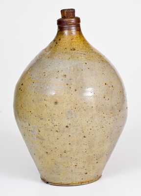 1 Gal. CHARLESTOWN, MA Stoneware Jug with Iron-Oxide Dip