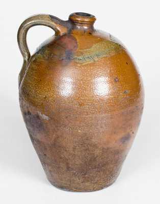 Attrib. Branch Green, Philadelphia, PA Stoneware WINE jug, c1810 s