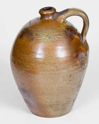Attrib. Branch Green, Philadelphia, PA Stoneware WINE jug, c1810 s