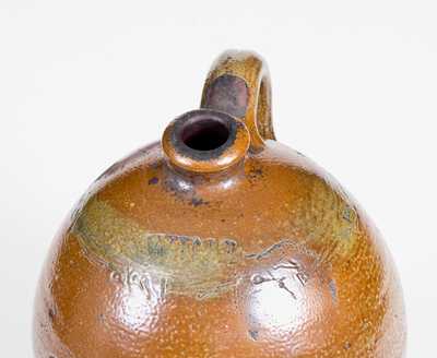 Attrib. Branch Green, Philadelphia, PA Stoneware WINE jug, c1810 s