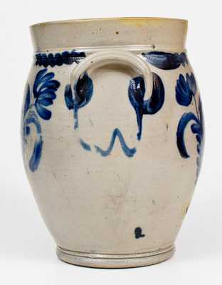 2 Gal. Stoneware Jar with Bold Floral Decoration att. Richard Remmey, Philadelphia, PA