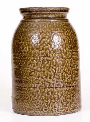 Very Rare W. C. ROBERTSON / Barbers Creek, P.O. Georgia Stoneware Jar