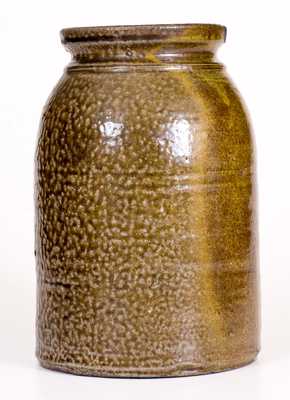 Very Rare W. C. ROBERTSON / Barbers Creek, P.O. Georgia Stoneware Jar