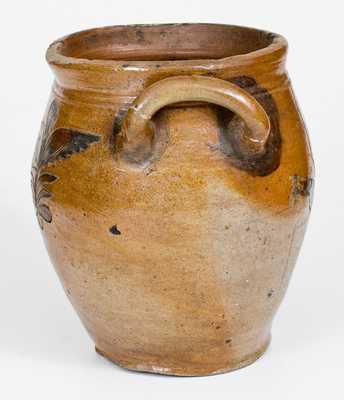 2 Gal. Stoneware Jar with Incised Decoration, Manhattan, early 19th century