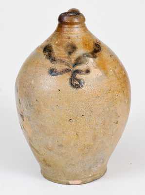 1 Gal. Stoneware Jug with Incised Decoration, Manhattan, circa 1800