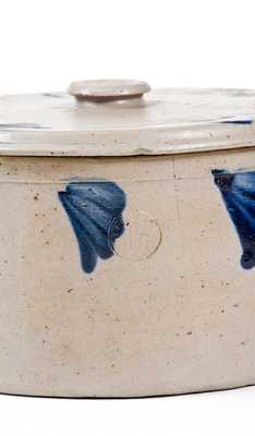 P. HERRMANN Baltimore Stoneware Butter Crock with Lid