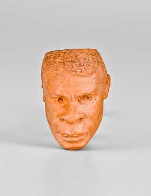 August Peyrau, New York City, African-American Figural Pipe Head, c1883