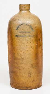 Very Unusual PEROXIDE OF HYDROGEN (NYC) Large-Sized Stoneware Bottle