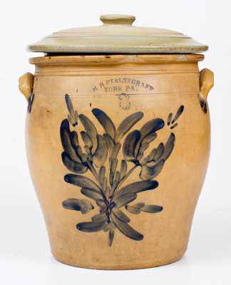 H. B. PFALTZGRAFF / YORK, PA Stoneware Jar with Lid