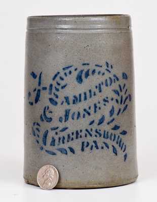 Small-Sized HAMILTON & JONES / GREENSBORO, PA Stoneware Canning Jar
