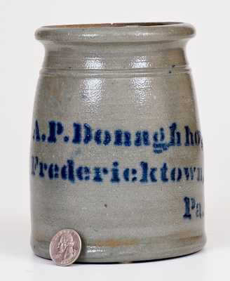 A. P. Donaghho / Fredericktown, PA Stoneware Canning Jar