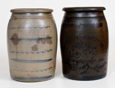 Lot of Two: Southwestern PA Stoneware Jars