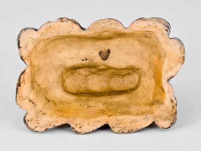 Very Rare Anna Pottery Stoneware Figure of a Lion, Kirkpatrick Bros, Anna, IL