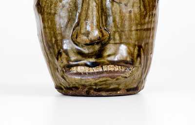Exceptional Edgefield, South Carolina, Stoneware Face Jug