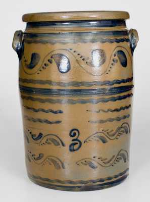 Rare and Fine BOUGHNER / GREENSBORO / PA Three-Gallon Stoneware Jar