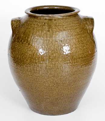 Exceptional 5 Gal. JCM Stoneware Jar, attrib. Daniel Seagle, Catawba Valley, NC, c1840