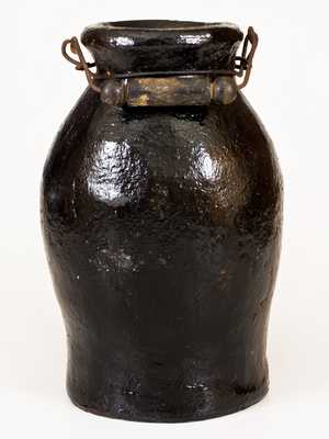 Very Rare Cold-Painted Face Jug, North Wilkesboro, NC, c1925