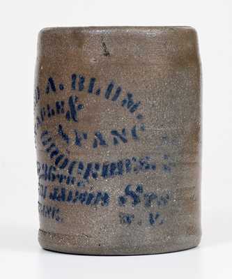 Wheeling, WV Stoneware Advertising Canning Jar, Greensboro, PA origin