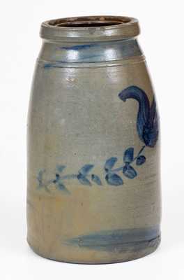 Unusual Large-Sized Stoneware Canning Jar, possibly Boughner, Greensboro, PA
