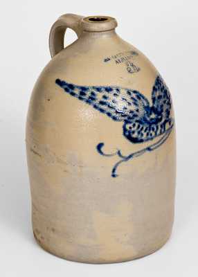 Stoneware Eagle Jug, Impressed 
