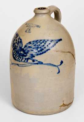Stoneware Eagle Jug, Impressed 