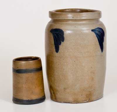 Two Pieces of American Stoneware, second half 19th century