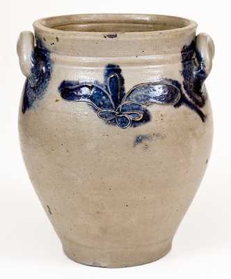 Rare J. REMMEY / MANHATTAN WELLS / NEW YORK Incised Stoneware Jar