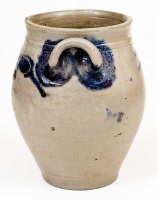 Rare J. REMMEY / MANHATTAN WELLS / NEW YORK Incised Stoneware Jar