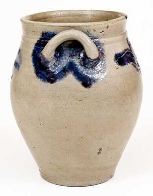 Rare J. REMMEY / MANHATTAN WELLS / NEW YORK Incised Stoneware Jar