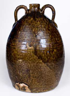 Very Fine CJB, Columbus Jackson Becham, Crawford Co, GA Double-Handled Jug