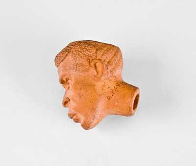 August Peyrau, New York City, African-American Figural Pipe Head, c1883